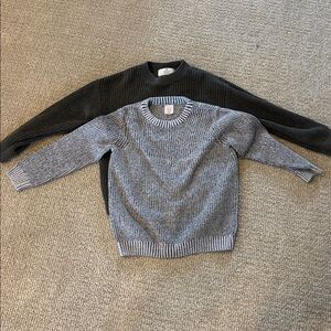 Lot of 2 Boys Knit Sweaters (M/8 and 6x/7 - fit like a 7)